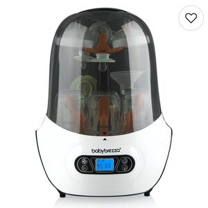 Baby Brezza White and Black Electric Bottle Sterilizer